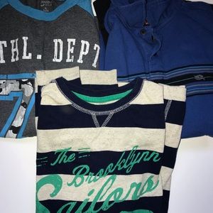 3 boys long sleeve shirts